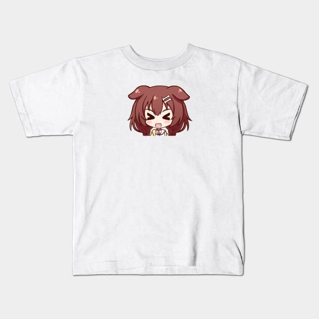 Inugami Korone Chibi Kids T-Shirt by Kent